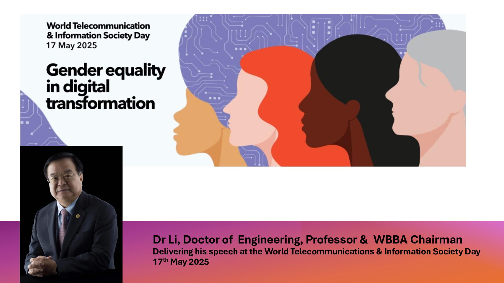 Dr Li, Doctor of Engineering, Professor, 15 May 2025